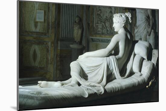 Paolina Borghese as Venus Victrix-Antonio Canova-Mounted Giclee Print