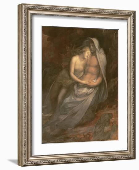 Paolo and Francesca, 1870-George Frederick Watts-Framed Giclee Print