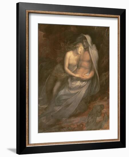 Paolo and Francesca, 1870-George Frederick Watts-Framed Giclee Print