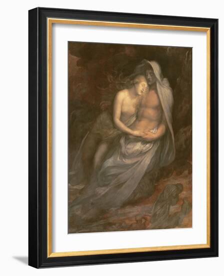 Paolo and Francesca, 1870-George Frederick Watts-Framed Giclee Print