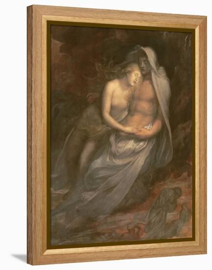 Paolo and Francesca, 1870-George Frederick Watts-Framed Premier Image Canvas