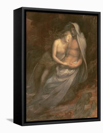 Paolo and Francesca, 1870-George Frederick Watts-Framed Premier Image Canvas