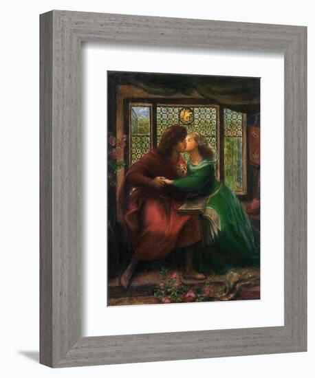 Paolo and Francesca Da Rimini, 1867-Dante Gabriel Rossetti-Framed Giclee Print