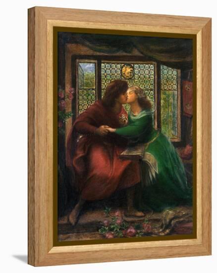 Paolo and Francesca Da Rimini, 1867-Dante Gabriel Rossetti-Framed Premier Image Canvas