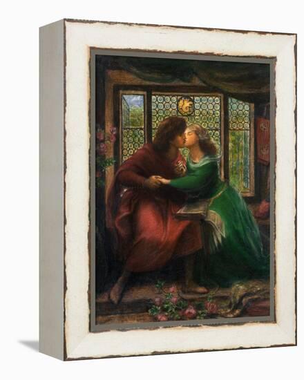 Paolo and Francesca Da Rimini, 1867-Dante Gabriel Rossetti-Framed Premier Image Canvas