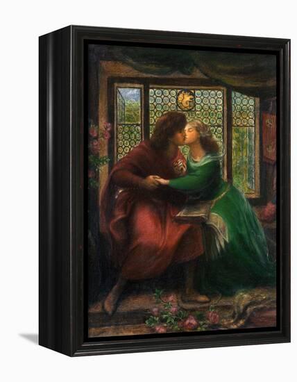 Paolo and Francesca Da Rimini, 1867-Dante Gabriel Rossetti-Framed Premier Image Canvas