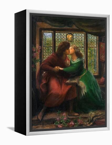 Paolo and Francesca Da Rimini, 1867-Dante Gabriel Rossetti-Framed Premier Image Canvas