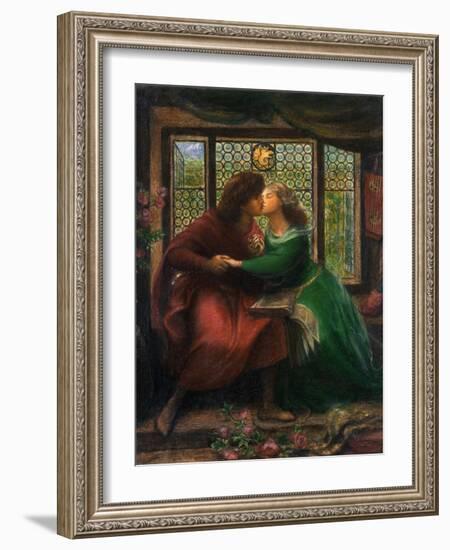 Paolo and Francesca Da Rimini, 1867-Dante Gabriel Rossetti-Framed Giclee Print