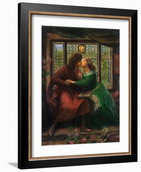 Paolo and Francesca Da Rimini, 1867-Dante Gabriel Rossetti-Framed Giclee Print