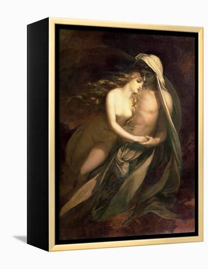 Paolo and Francesca (The Story of Rimini)-George Frederick Watts-Framed Premier Image Canvas