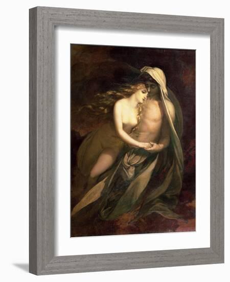 Paolo and Francesca (The Story of Rimini)-George Frederick Watts-Framed Premium Giclee Print