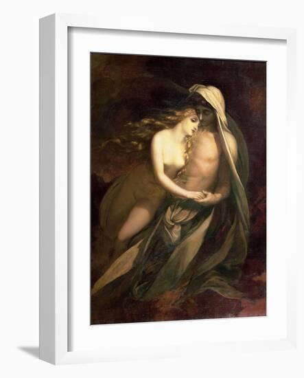 Paolo and Francesca (The Story of Rimini)-George Frederick Watts-Framed Premium Giclee Print