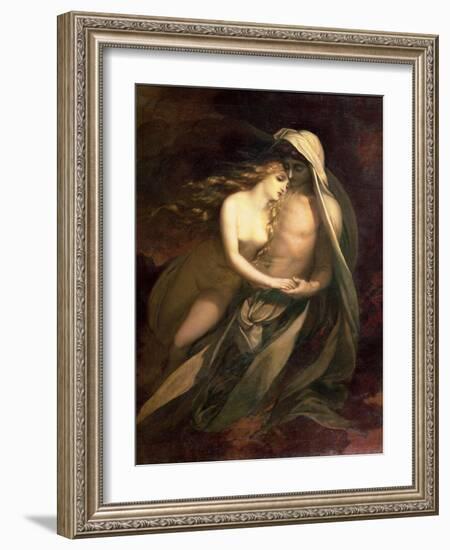 Paolo and Francesca (The Story of Rimini)-George Frederick Watts-Framed Giclee Print