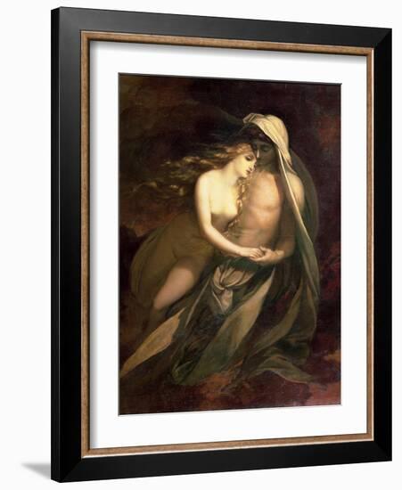 Paolo and Francesca (The Story of Rimini)-George Frederick Watts-Framed Giclee Print