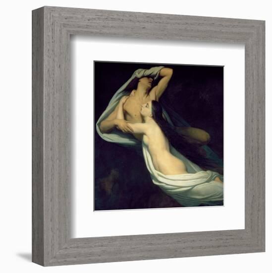 Paolo and Francesca-Ary Scheffer-Framed Premium Giclee Print