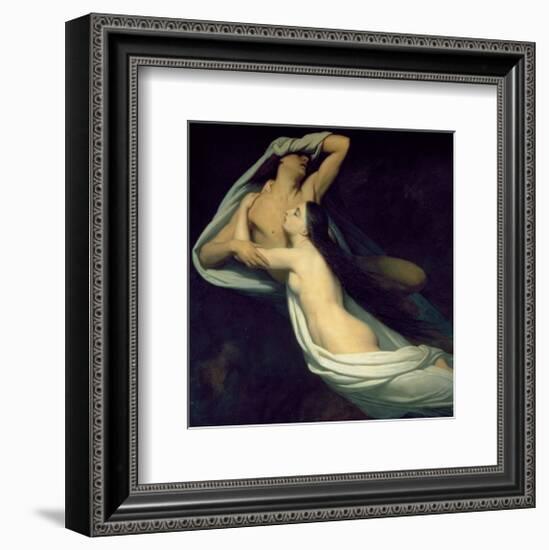 Paolo and Francesca-Ary Scheffer-Framed Premium Giclee Print