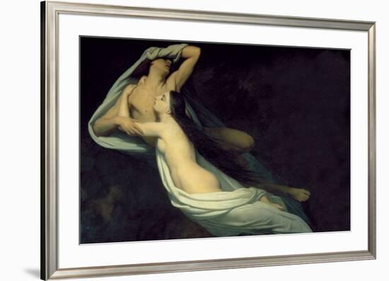 Paolo and Francesca-Ary Scheffer-Framed Premium Giclee Print