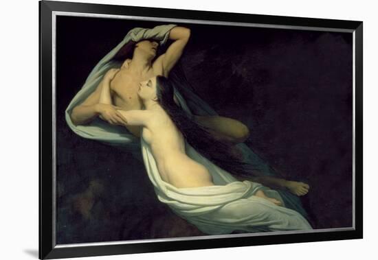 Paolo and Francesca-Ary Scheffer-Framed Premium Giclee Print