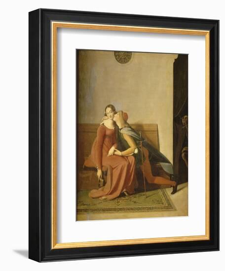 Paolo and Francesca-Jean-Auguste-Dominique Ingres-Framed Giclee Print