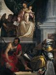 Madonna and Saints with Bevilacqua Lazise Donors-Paolo Caliari-Giclee Print