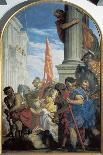 Madonna and Saints with Bevilacqua Lazise Donors-Paolo Caliari-Framed Giclee Print