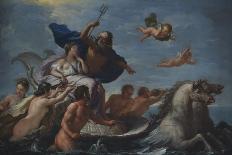 Triumph of Neptune and Amphitrite-Paolo de Matteis-Framed Premier Image Canvas