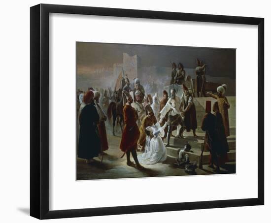 Paolo Erizzo Giving a Final Farewell to His Daughter, 1842-Cherubino Cornienti-Framed Giclee Print