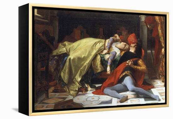 Paolo et Francesca, 1870-Alexandre Cabanel-Framed Premier Image Canvas