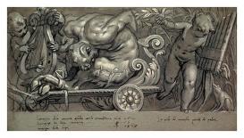 Dionysus and Putti-Paolo Farinati-Art Print