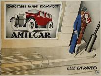 Amilcar Poster-Paolo Garretto-Mounted Giclee Print