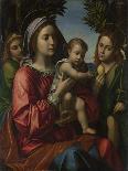 The Virgin and Child with the Baptist and an Angel, C. 1516-Paolo Morando-Framed Giclee Print