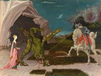 St. George and the Dragon, C.1470 (Oil on Canvas)-Paolo Uccello-Giclee Print