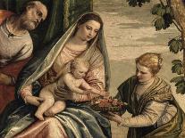 Sainte Famille avec sainte Dorothée-Paolo Véronèse-Mounted Giclee Print