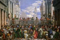 The Wedding at Cana (Post-Restoration)-Paolo Veronese-Framed Giclee Print