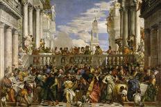 The Wedding at Cana, Servants Pouring the Water, Miraculously Changed into Wine-Paolo Veronese-Giclee Print