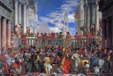 The Wedding Feast at Cana, 1563-Paolo Veronese-Giclee Print