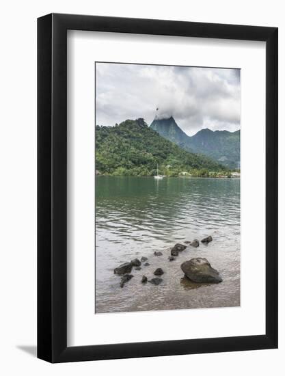 Paopao Bay, Moorea, Society Islands, French Polynesia, Pacific-Michael Runkel-Framed Photographic Print
