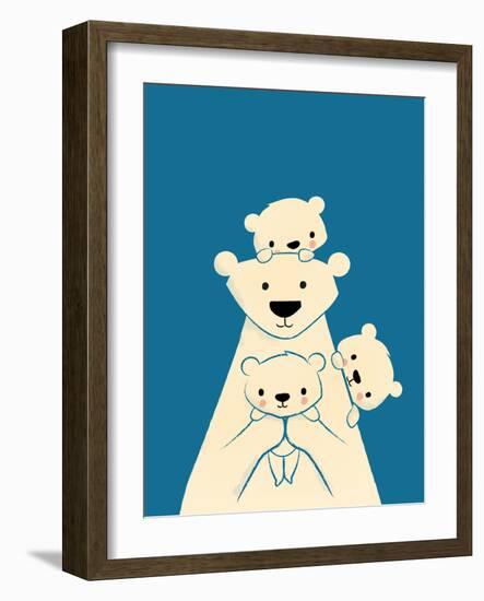 Papa Bear-Jay Fleck-Framed Art Print