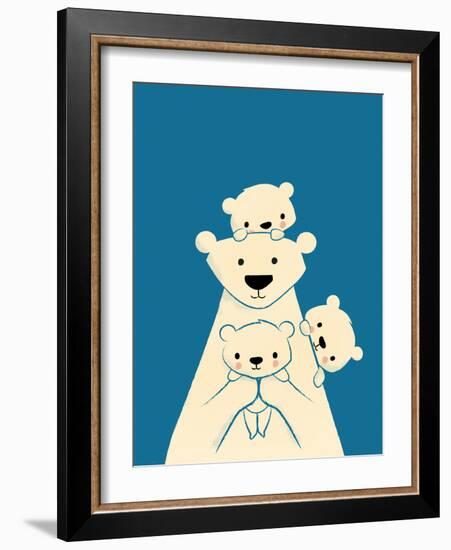 Papa Bear-Jay Fleck-Framed Art Print