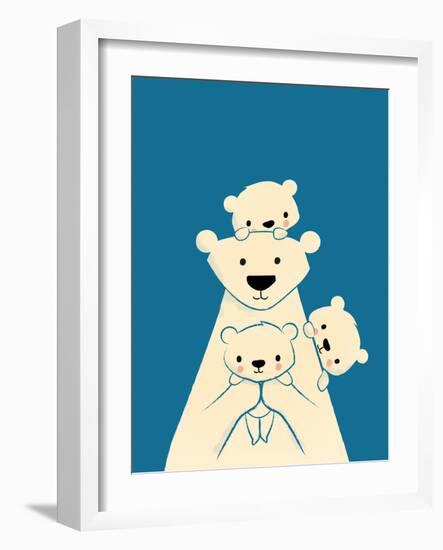 Papa Bear-Jay Fleck-Framed Art Print