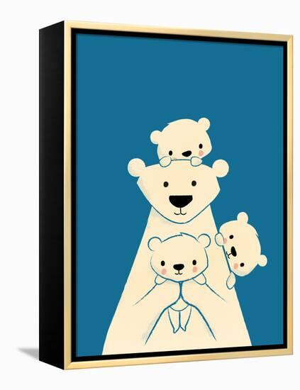 Papa Bear-Jay Fleck-Framed Stretched Canvas