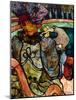 Papa Chrysanthème at the New Circus-Henri de Toulouse-Lautrec-Mounted Giclee Print