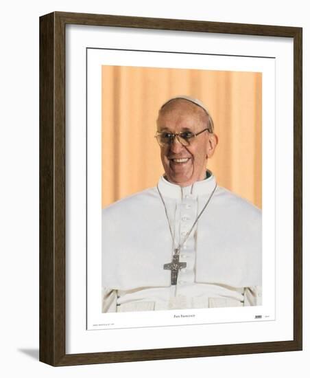Papa Franciscus-Maurilio Boldrini-Framed Art Print