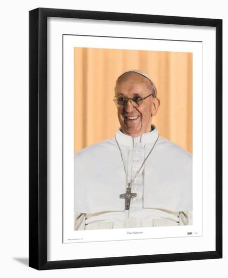 Papa Franciscus-Maurilio Boldrini-Framed Art Print