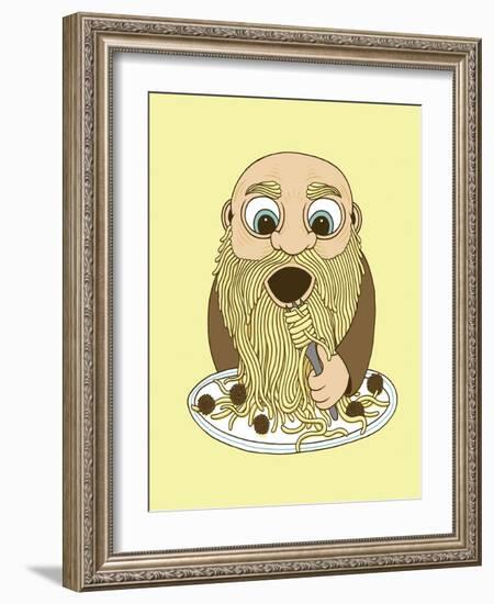 Papa Pasta-Steven Wilson-Framed Giclee Print