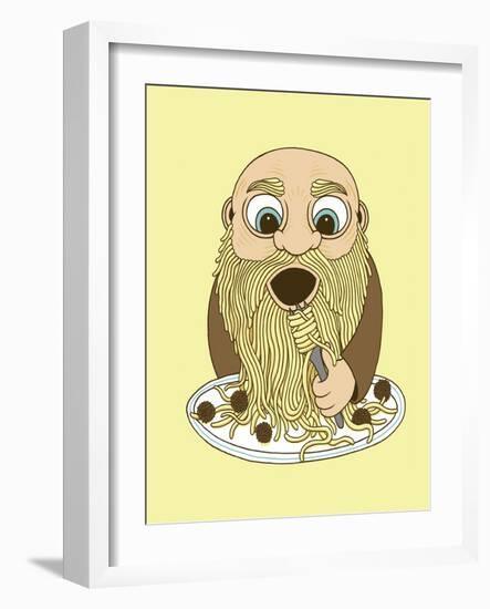 Papa Pasta-Steven Wilson-Framed Giclee Print