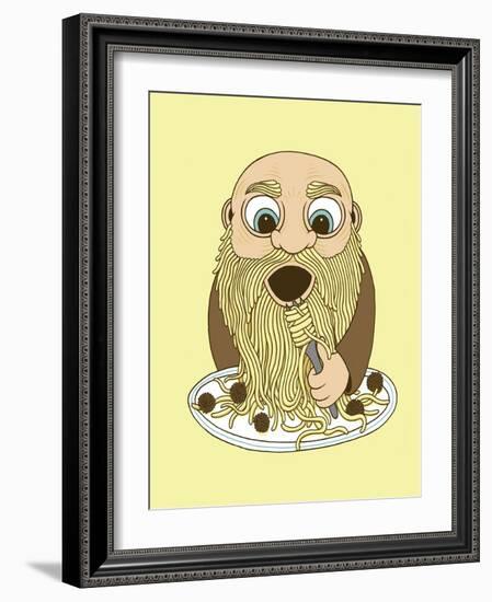 Papa Pasta-Steven Wilson-Framed Giclee Print