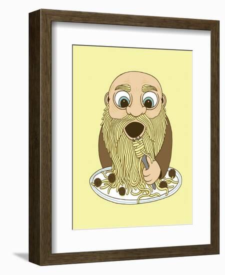 Papa Pasta-Steven Wilson-Framed Premium Giclee Print