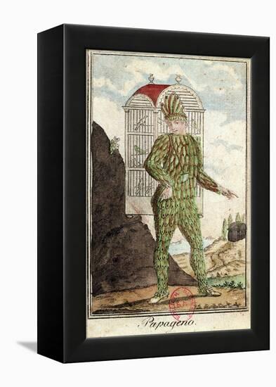 Papageno the Bird-Catcher, from "The Magic Flute" by Wolfgang Amadeus Mozart-null-Framed Premier Image Canvas