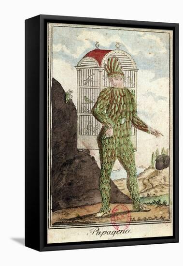 Papageno the Bird-Catcher, from "The Magic Flute" by Wolfgang Amadeus Mozart-null-Framed Premier Image Canvas